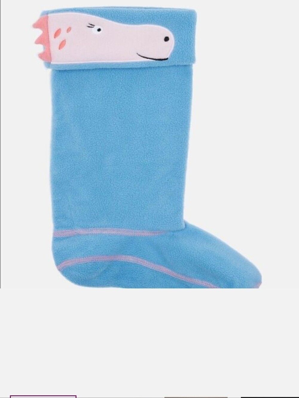 NEW JOULES SMILE RAIN BOOT LINERS big girl